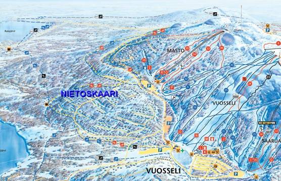 Ruka Vuosselin rinnekartta 